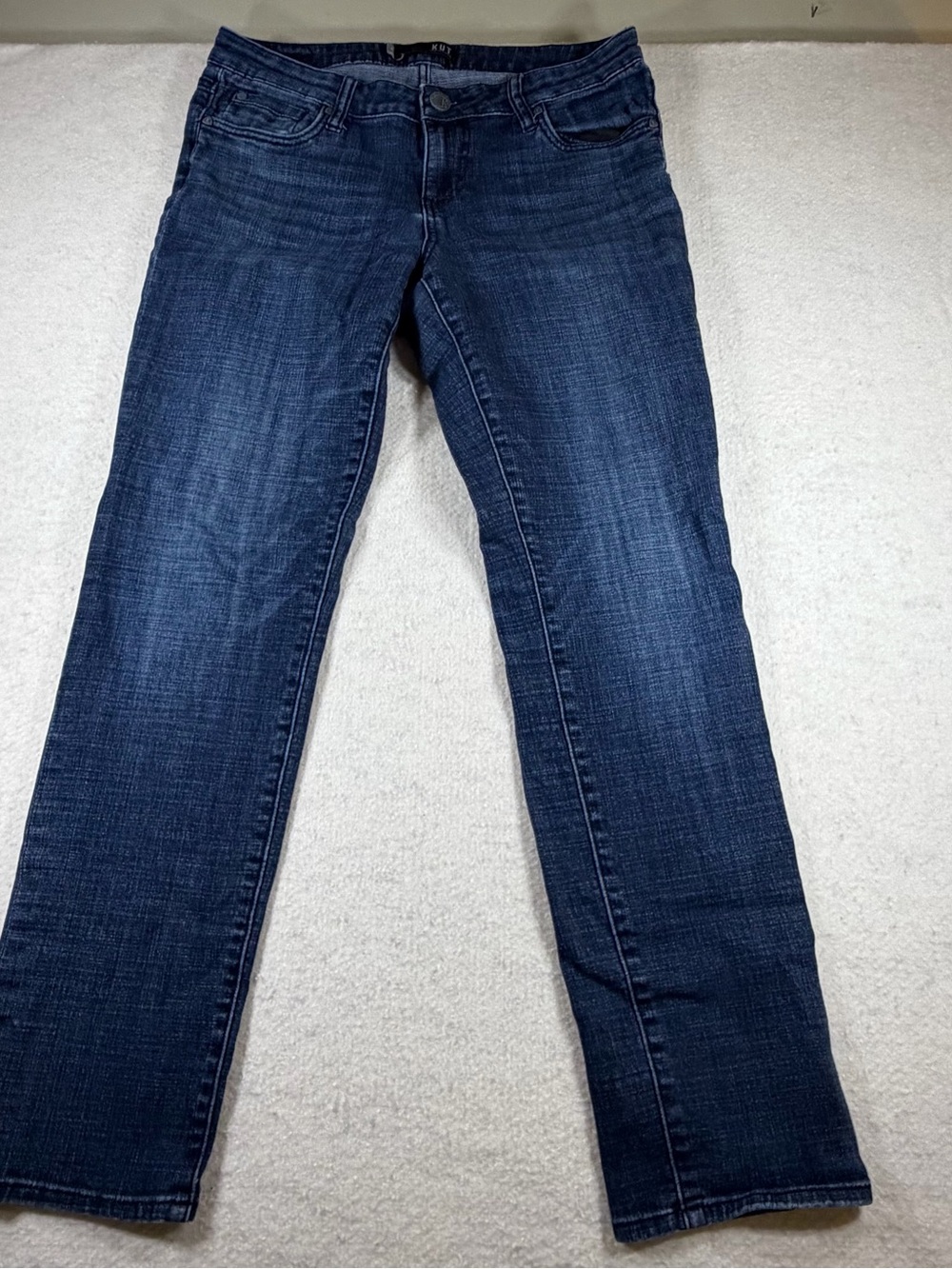 KUT From The Kloth Women’s Dark Wash Straight Leg Stretch Denim Jeans Size 6